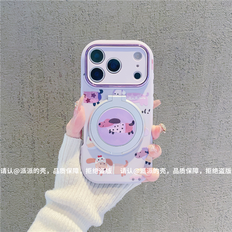 金属小胖妹适用苹果17/iPhone/华为荣耀/VIVO/OPPO/小米手机壳潮