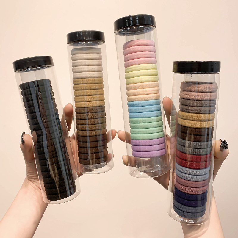 诗泊雅 四桶不裹头发粗皮筋发绳