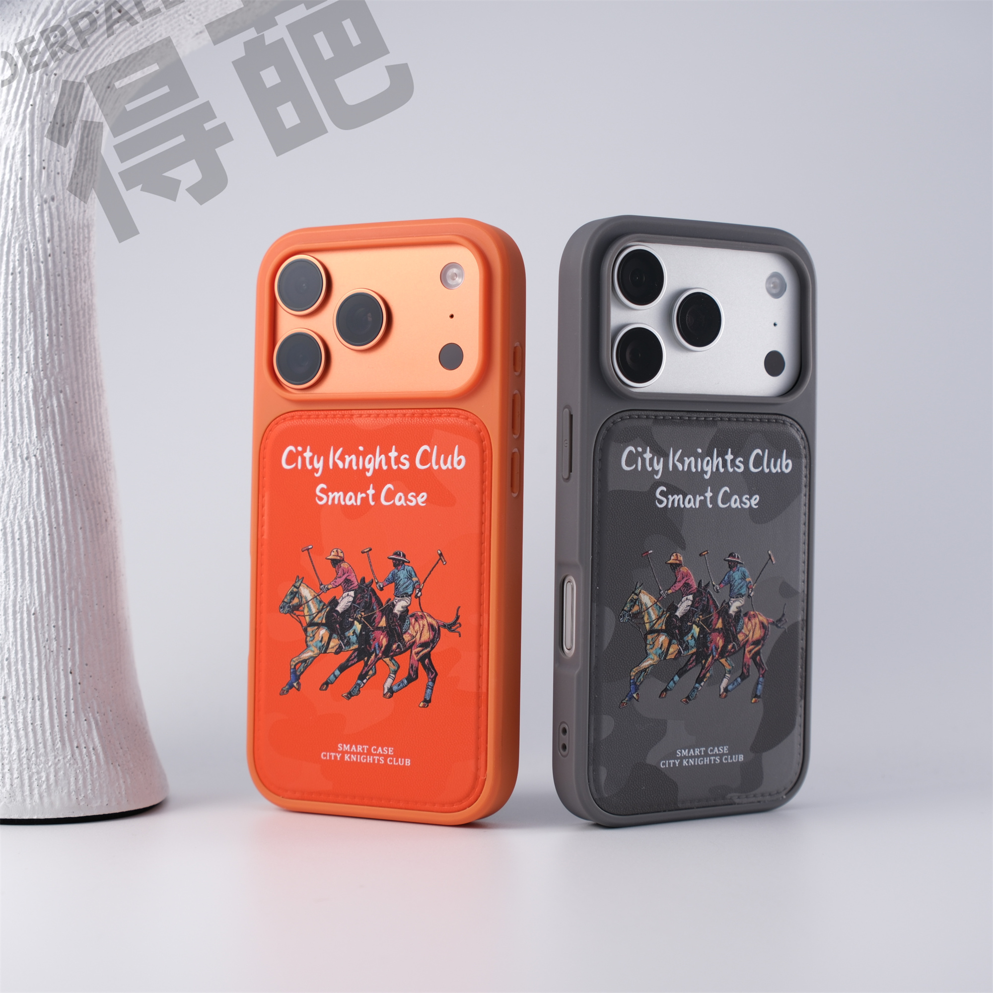 得葩骑士个性素皮苹果17promax手机壳iphone16软边防摔保护15/14
