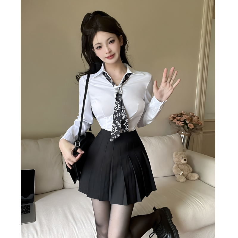 夜场秋季学院风职业制服套装足浴女技师工作服性感采耳师气质工衣