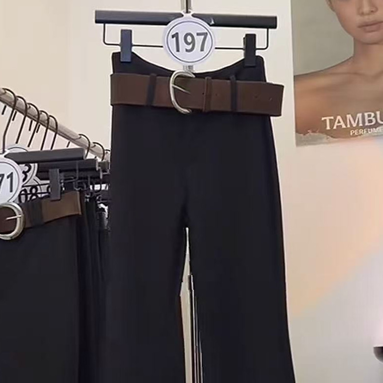 【197】【小雅家】喇叭裤女裤显瘦弹力女裤