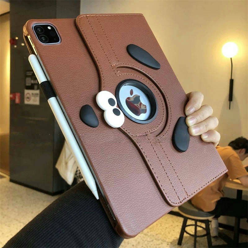 diy表情狗360度旋转适用iPad11保护套2025新款第789代10.2寸10.9
