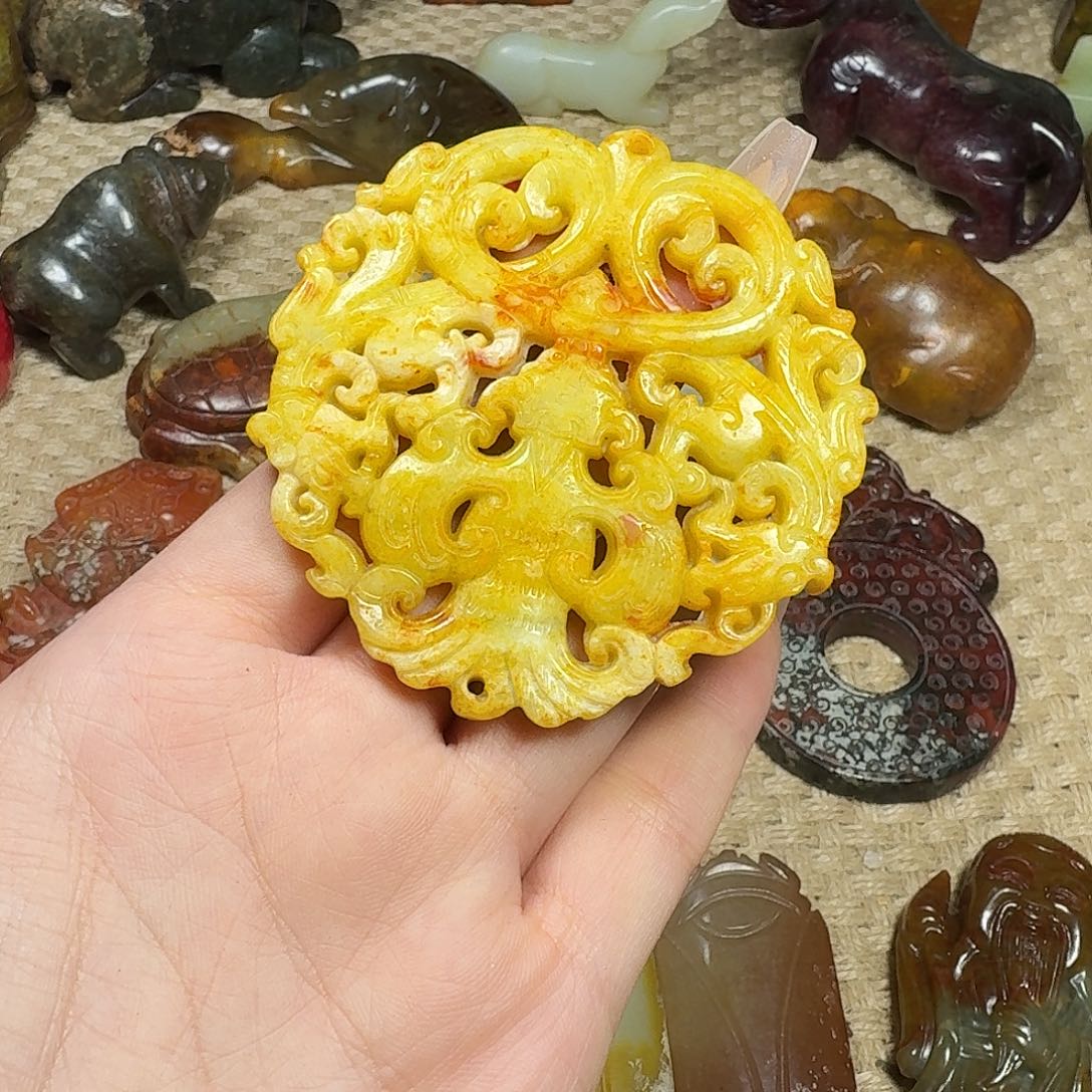 白玉菩提吊坠挂件