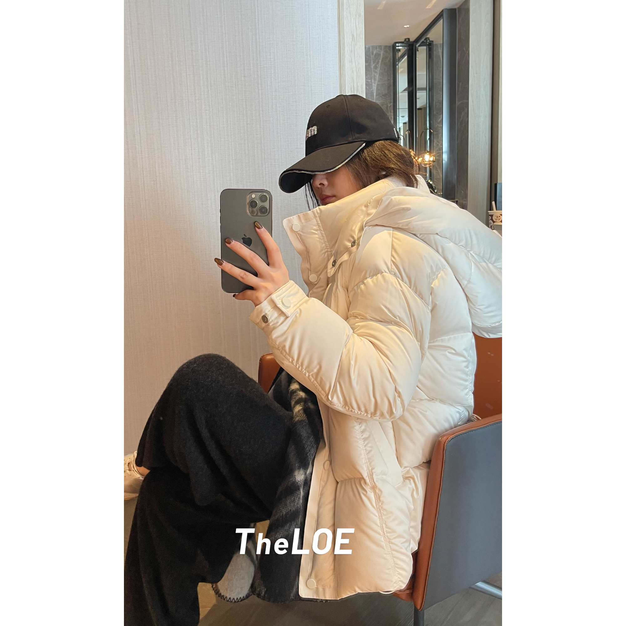 TheLOE/【婴儿肌一手长新国标90白鹅】面包块鹅绒服#10.03ER-G6517