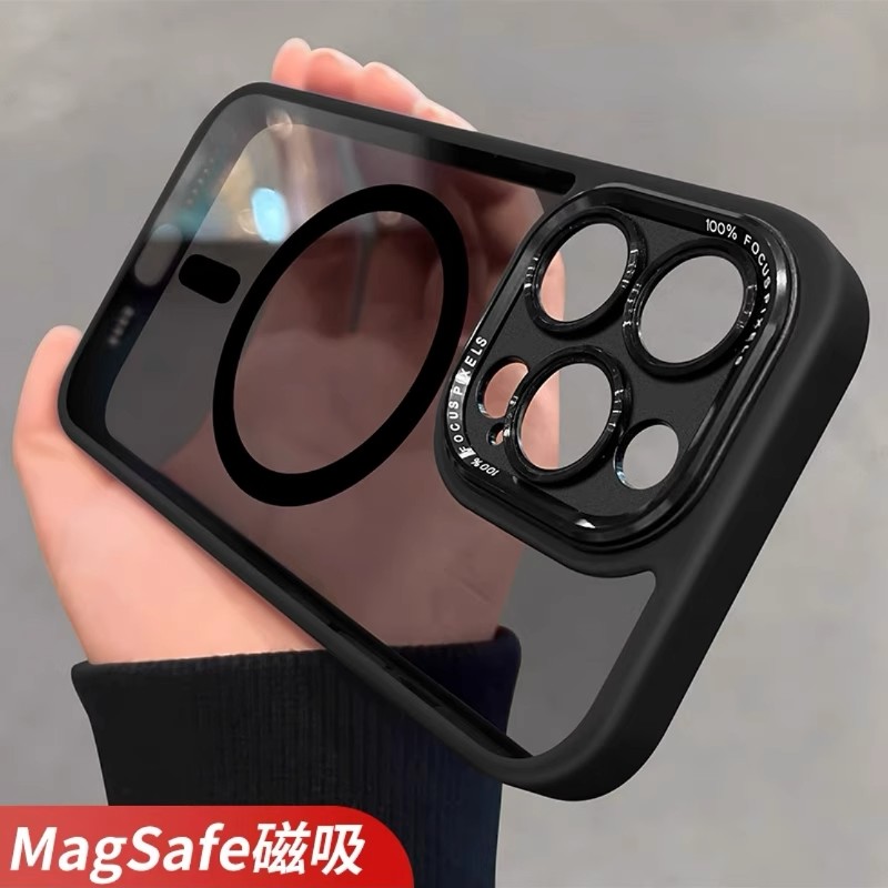 苹果16promax手机壳高级感iphone15新款14磁吸13男女14全包防摔壳