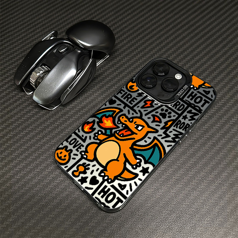 喷火龙适用iPhone17手机壳16苹果保护套15pro情侣14高级13/12卡通