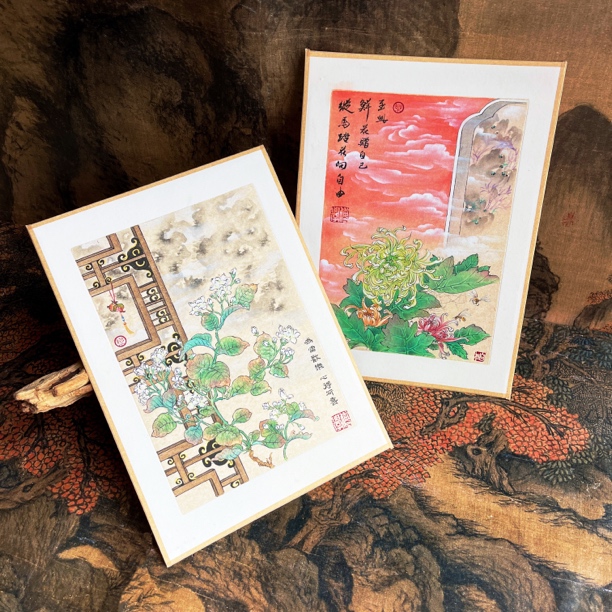 国风装饰画 水墨家居装饰画 画心尺寸：18x25cm