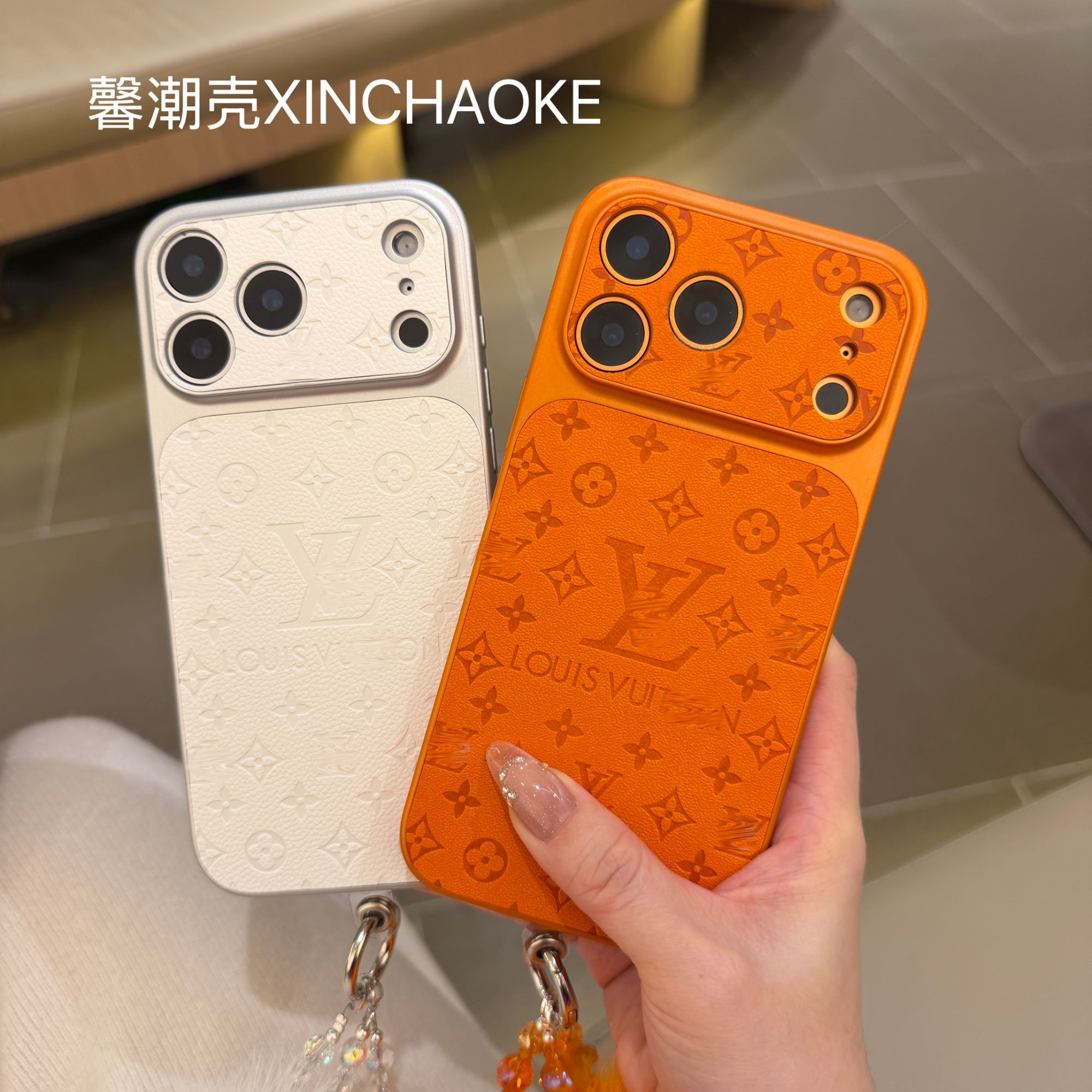 【秒变苹果17】AI键全包- 适用苹果17promax/16/15/14/13皮质手机壳