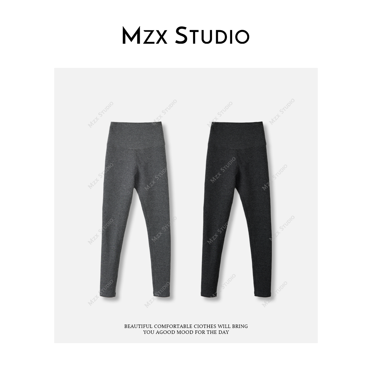 MZX安第斯山羊绒加厚修身零下自发热外穿打底裤紧身秋冬KZ5117-M