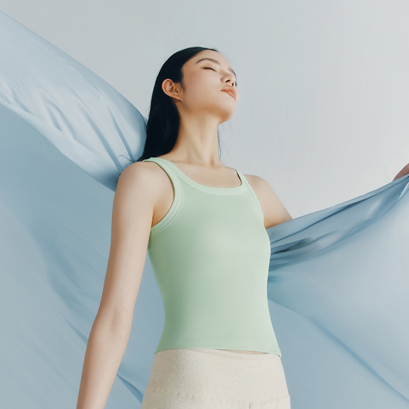 【买一送一】三枪女士背心纯棉罗纹修身显瘦无侧缝2025新款