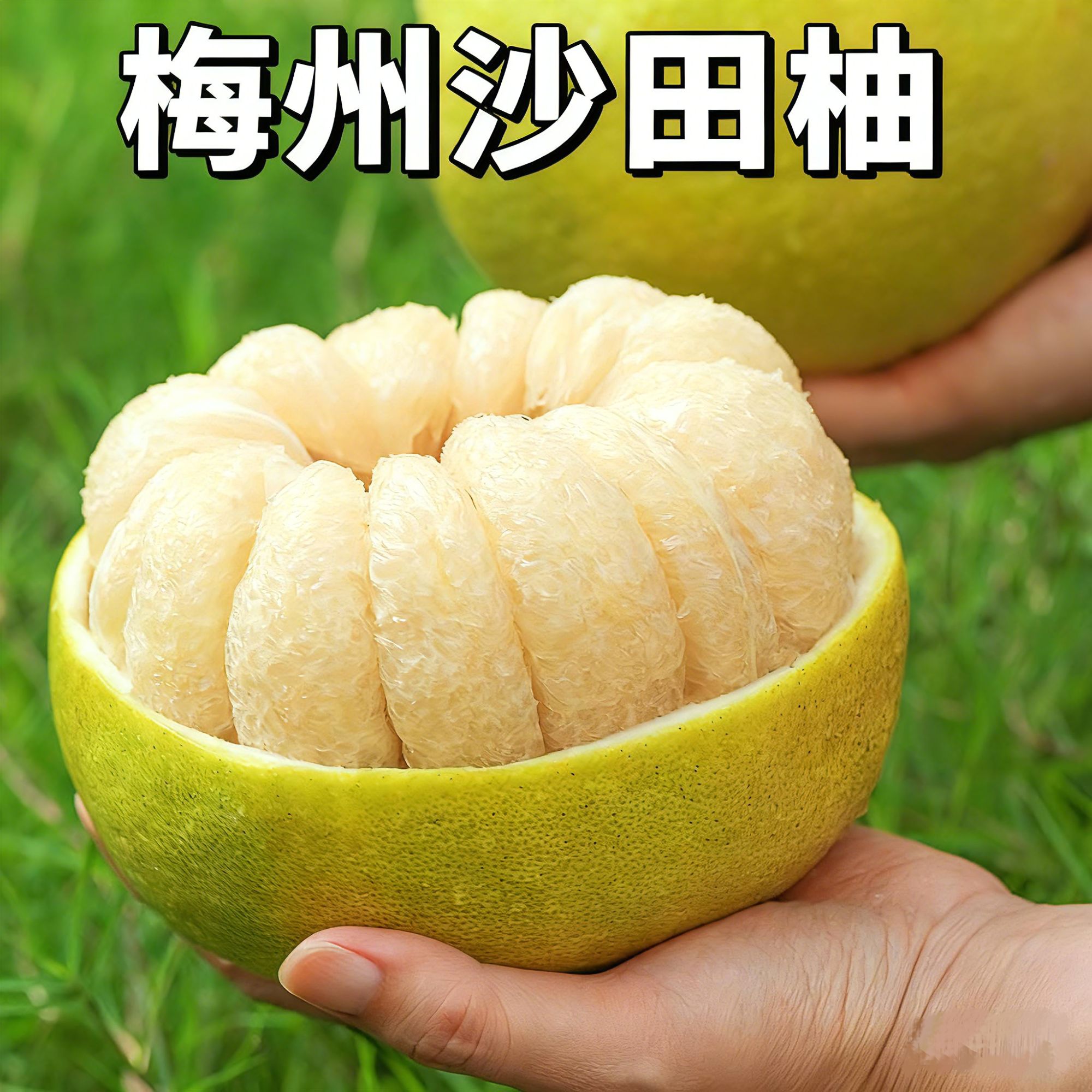 【精选果】正宗广东梅州纯甜沙田柚梅县金柚孕妇水果新鲜香产地直销