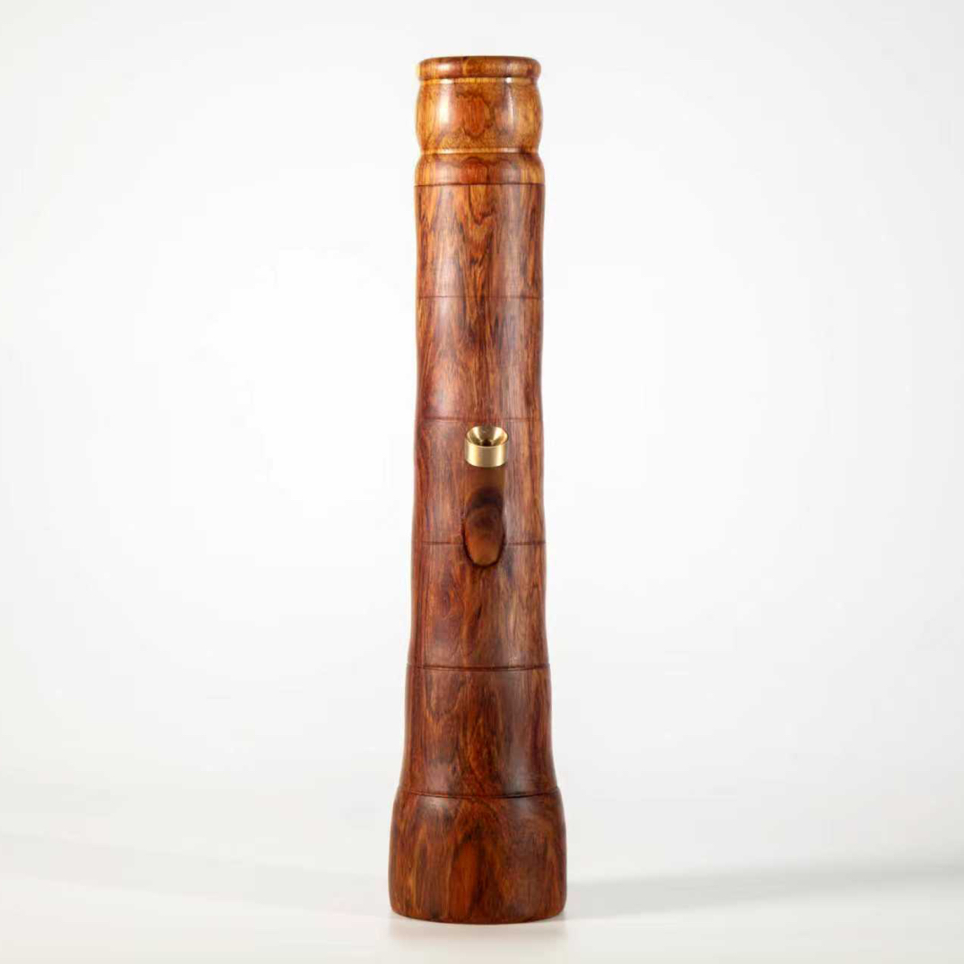 竹子烟筒烟斗过滤烟具烟杆水过滤海南黄花梨高端实木短款水烟筒