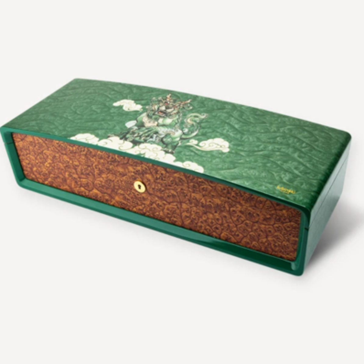 LUBINSKI 大容量雪松木保湿醇化雪茄盒 YJA-60023