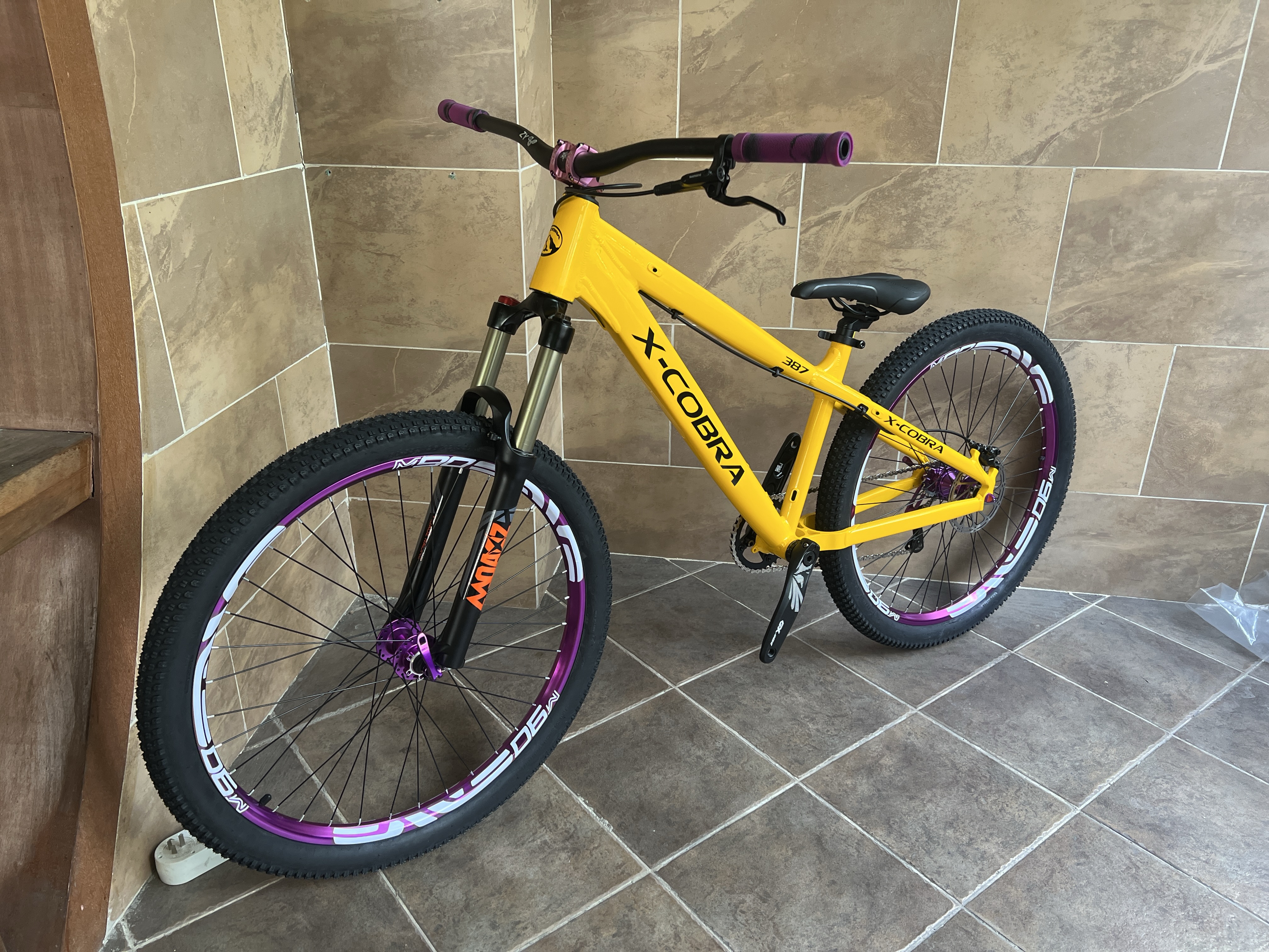 X-COBRA眼镜蛇387，26寸27.5寸土坡整车DIY打造