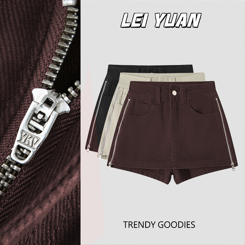 复古牛仔半身裙早秋新款a字高腰百搭辣妹显瘦牛仔裙短裤裙子2025