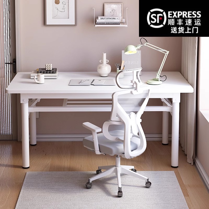 折叠桌子台式电脑桌简易出租屋餐桌家用小饭桌长方形学生写字书桌