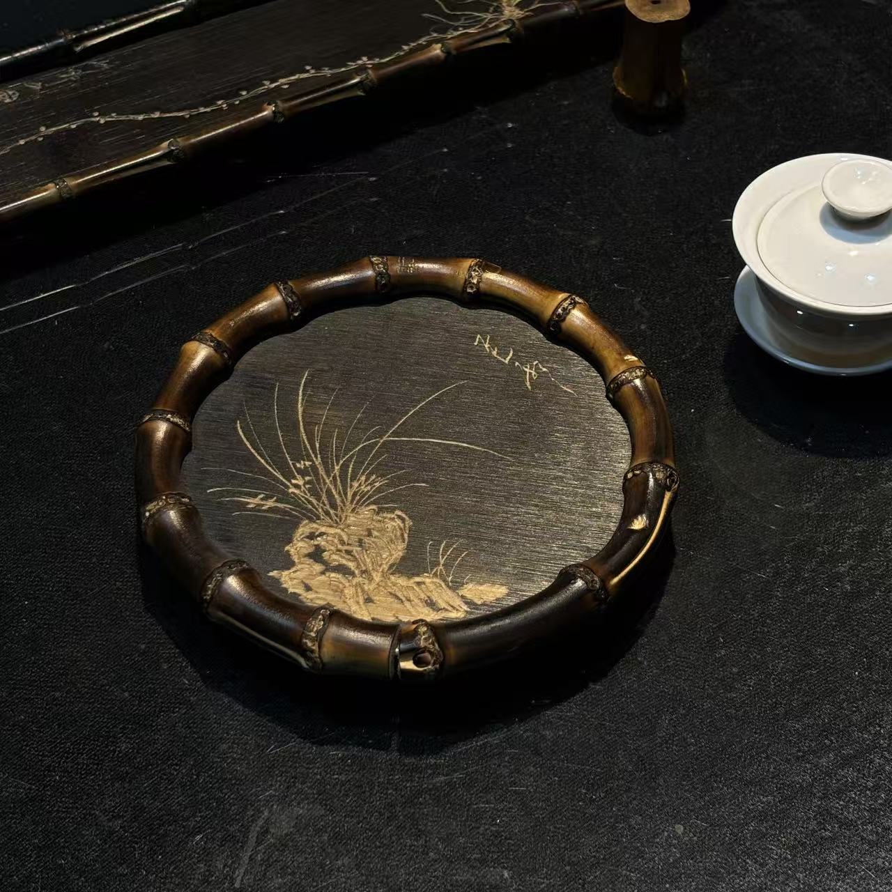 空谷幽兰【竹野里纯手作手刻】新画片