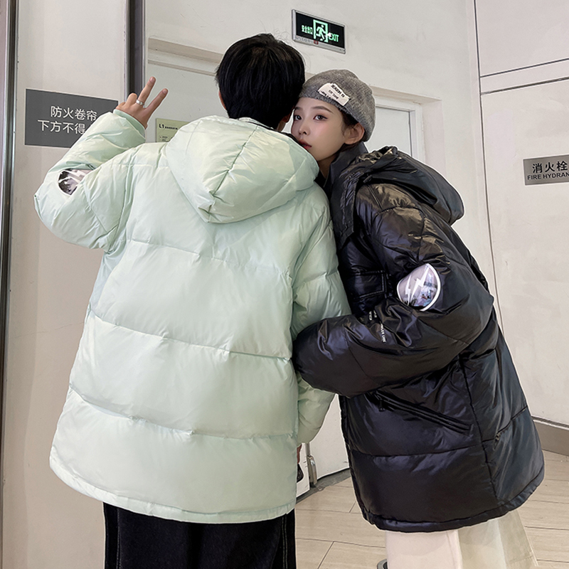 冬季羽绒服情侣外套羽绒服男加宽松时尚
