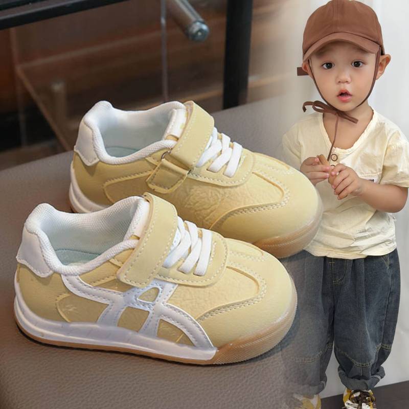 儿童运动鞋女童春秋软底防滑低帮板鞋2025新款男童休闲小白鞋宝宝