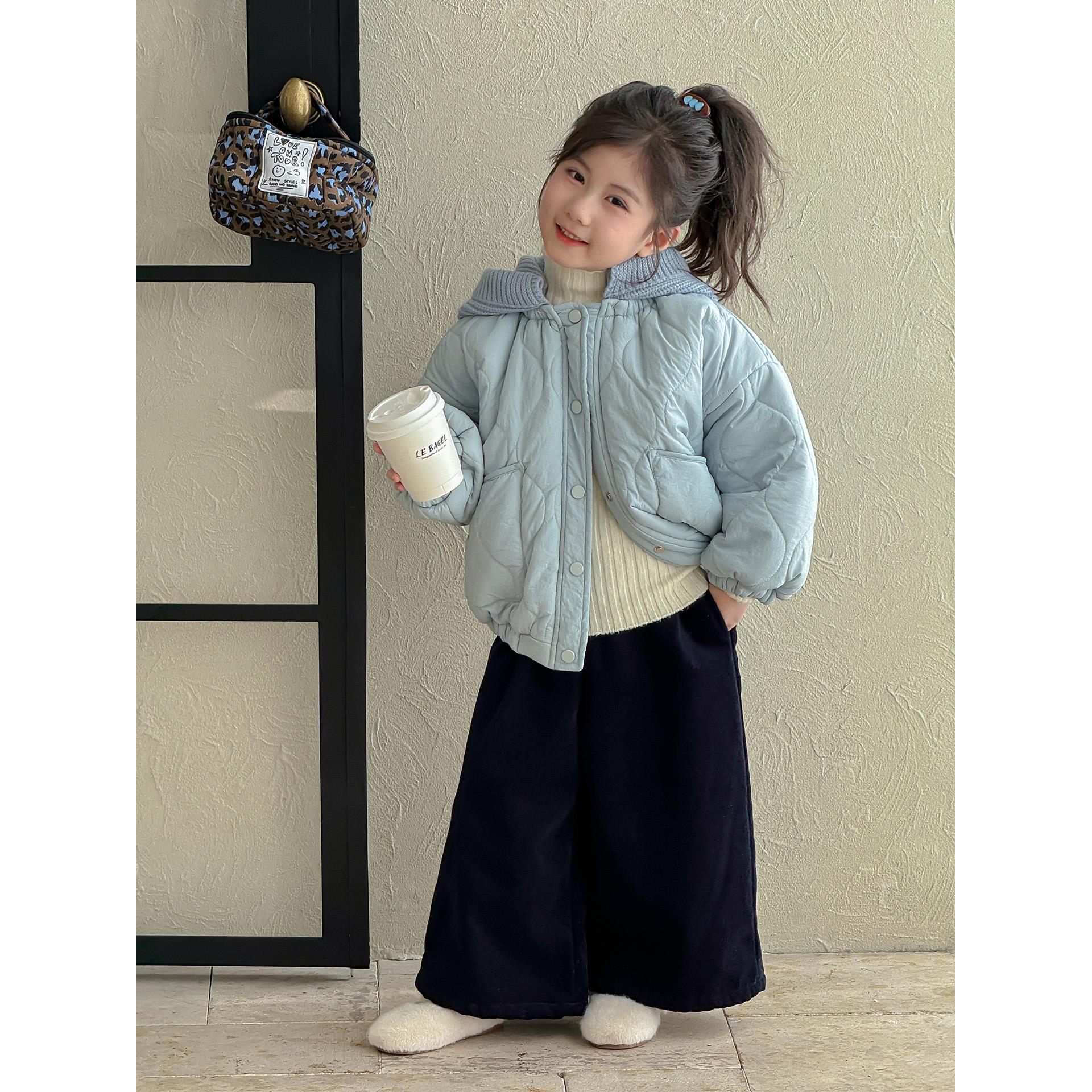 女童冬装服2025新款洋气女宝宝秋冬超好看小马宝莉卡通棉衣