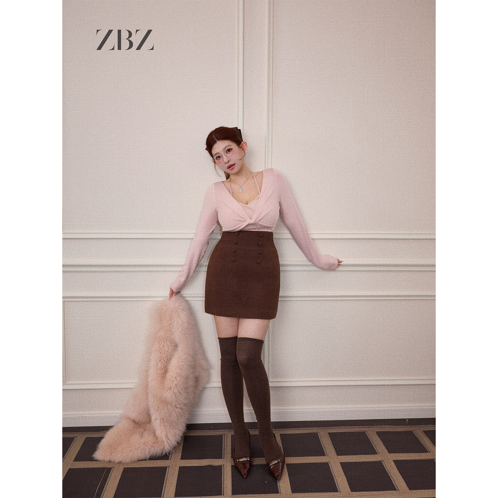 周白子 10/31 20:00pm新品【灯笼裙】10%羊毛半裙ZTBQ1876