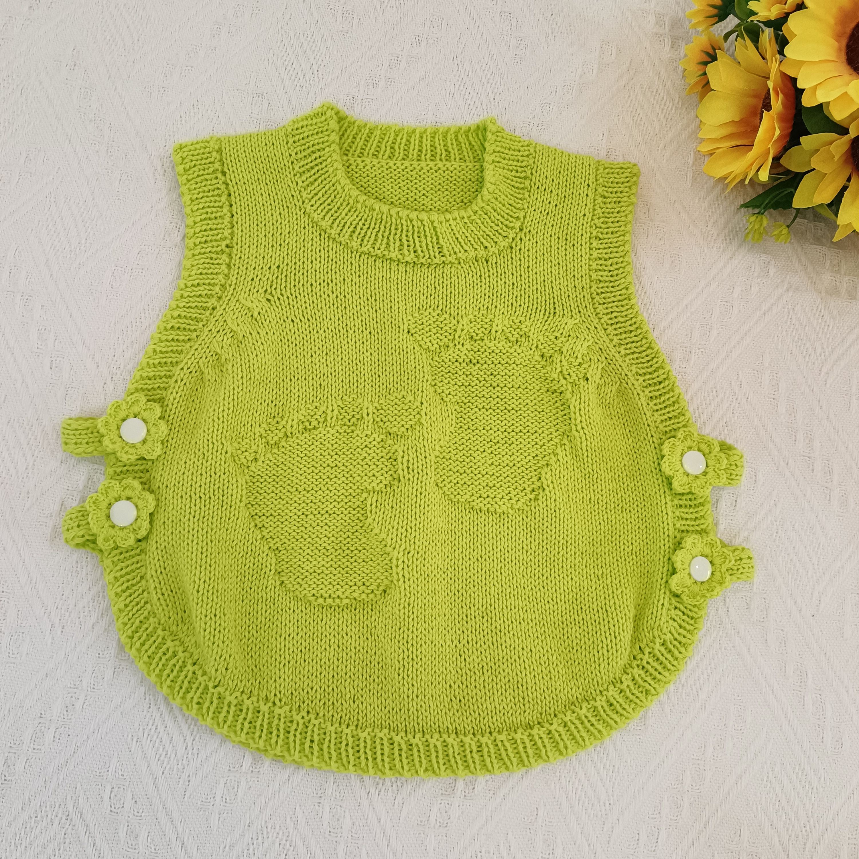 手工编织大脚丫马甲 棉线DIY材料包（非成品）