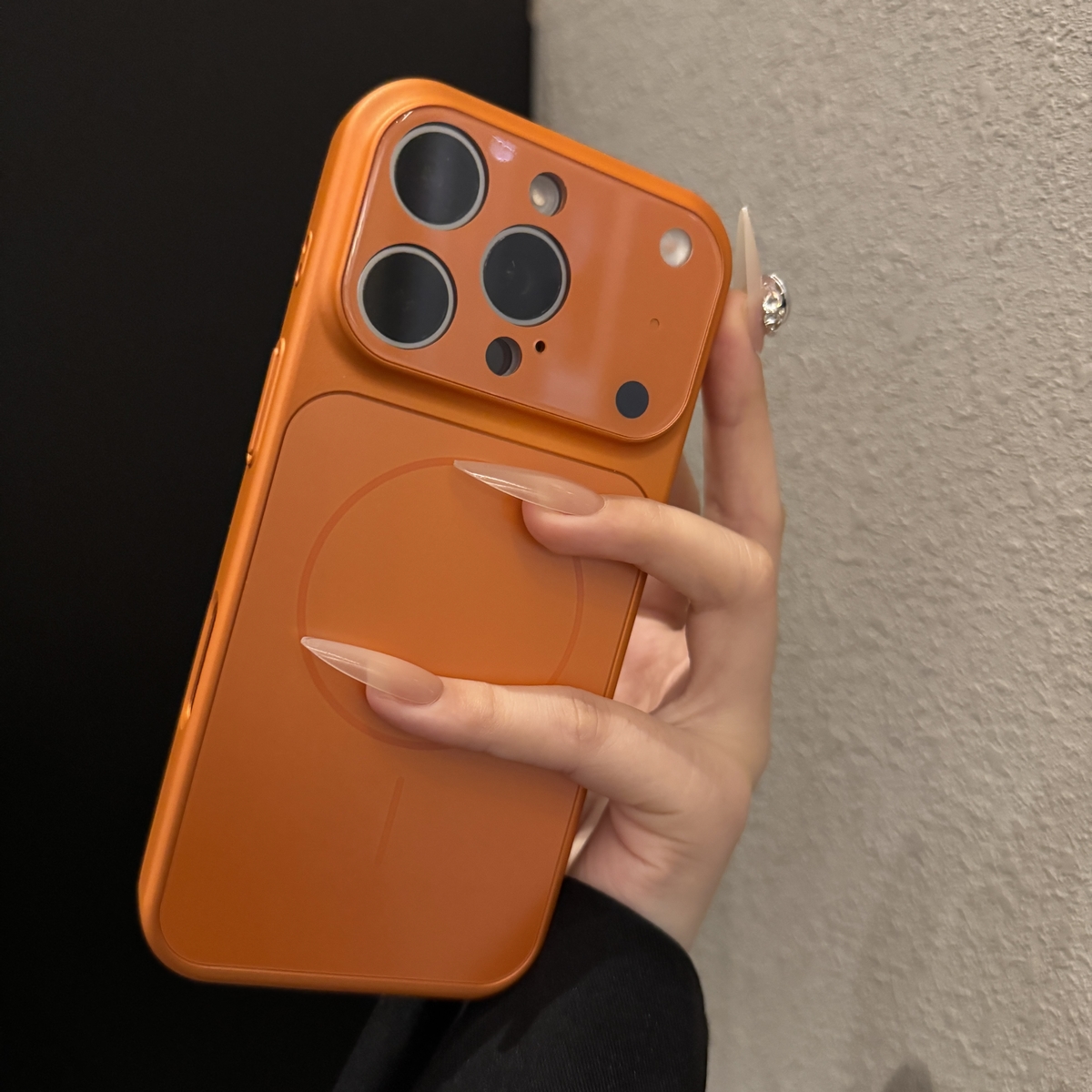 高级新款磁吸适用苹果17promax手机壳网红iPhone16个性15气质14女