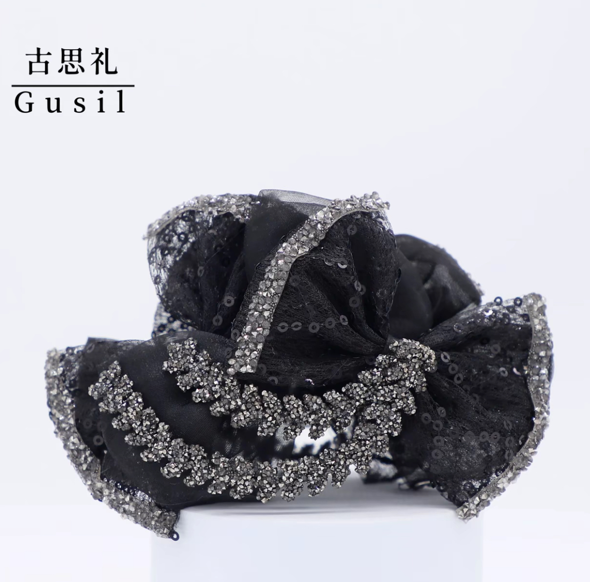 新款网红同款【麦浪】高级感AB面显气质11cm抓夹发饰超大13cm鲨鱼夹