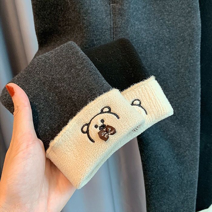 加绒打底裤儿童一体绒裤子秋冬新款中小童弹力裤宝宝加厚长裤女童