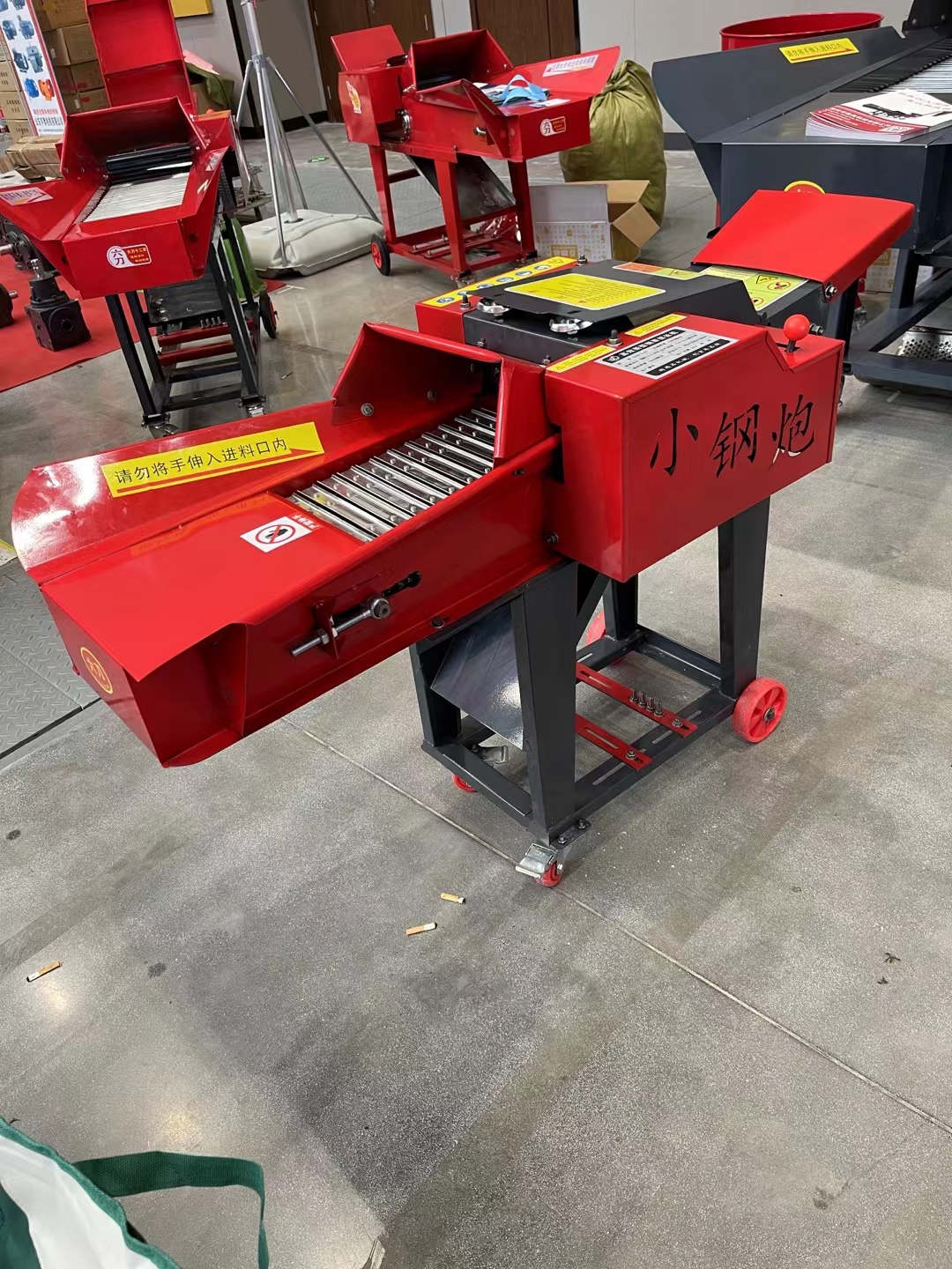 加厚款家用养殖铡草揉丝机干湿两用秸秆粉碎机分体机