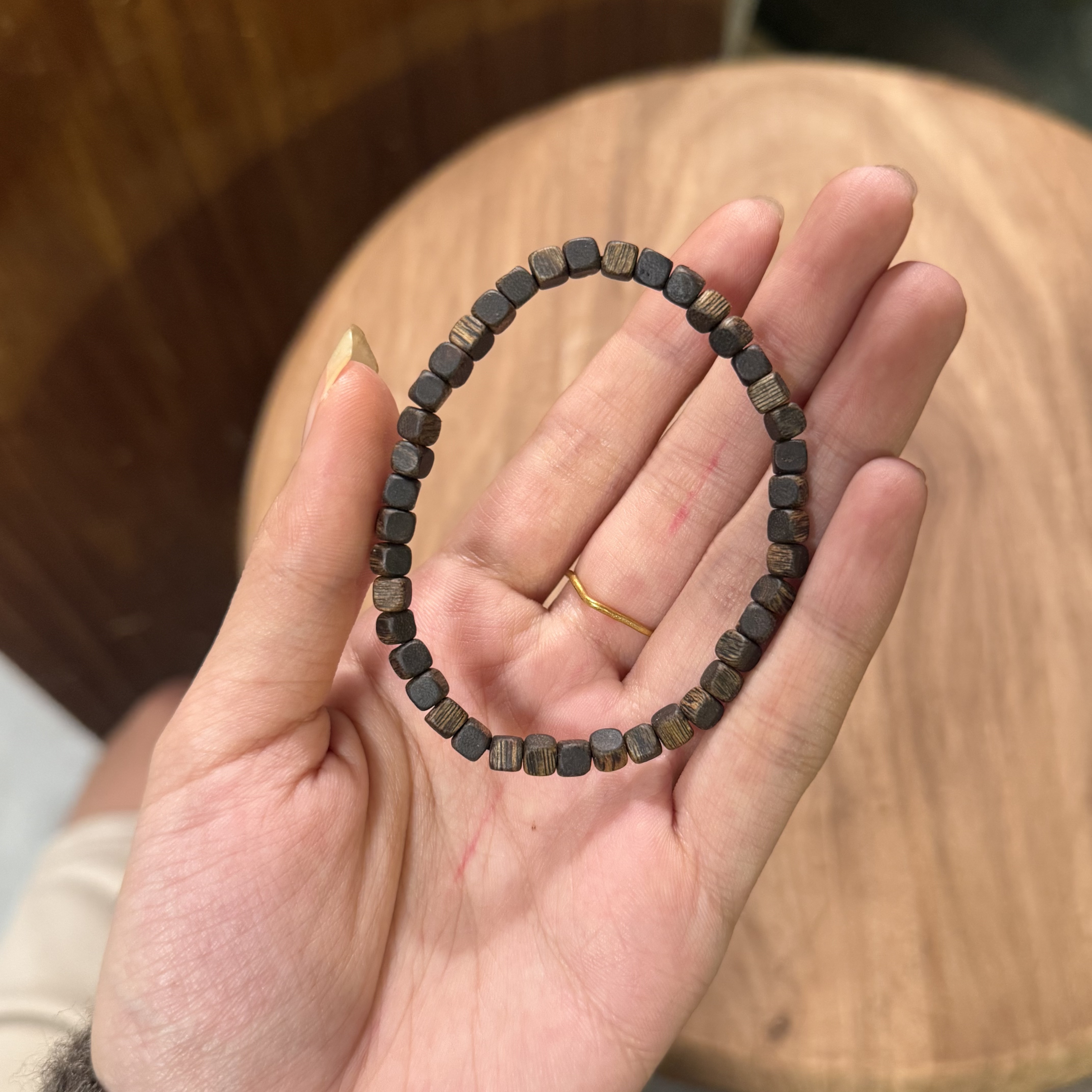 沉香金沙叶沉水浮精致卡4方糖单圈|双圈|多圈