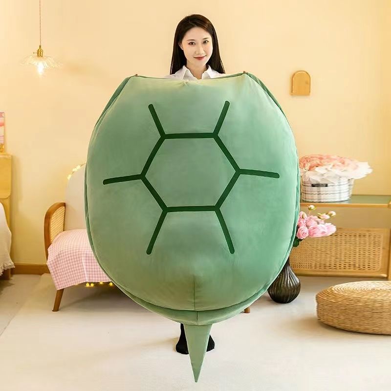 乌龟壳玩偶可穿睡觉公仔衣服靠枕毛绒玩具生日礼物公仔送女友抱枕