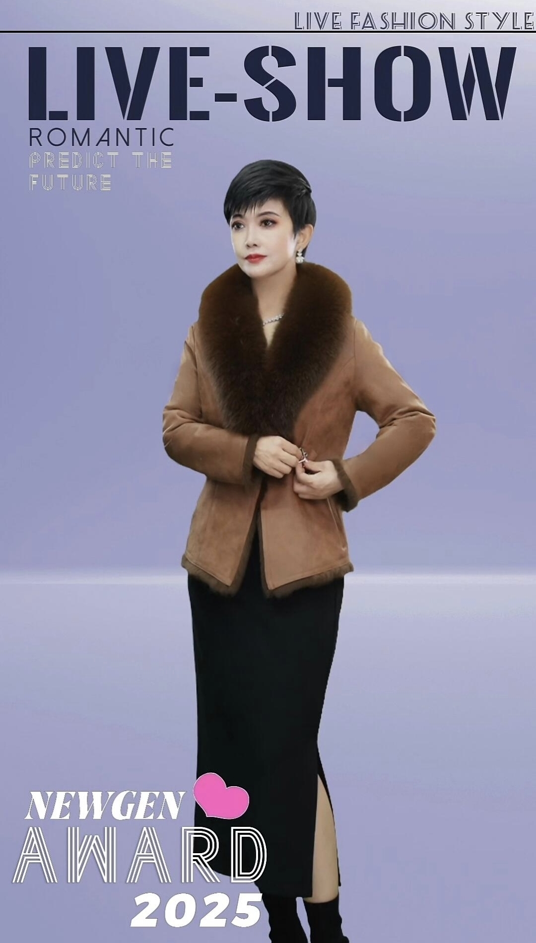 【曼尼特二】精致短款修身显瘦保暖外套狐狸毛领时尚女款网红皮毛