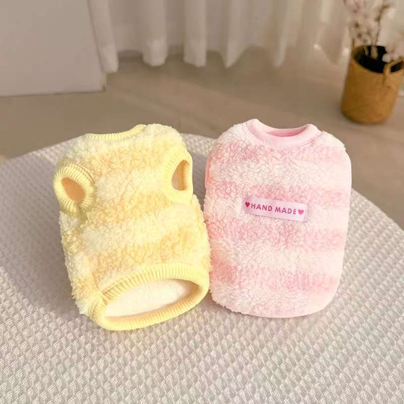 超小码加绒背心幼猫幼犬衣服小猫小狗秋冬保暖背心防掉毛2025新款