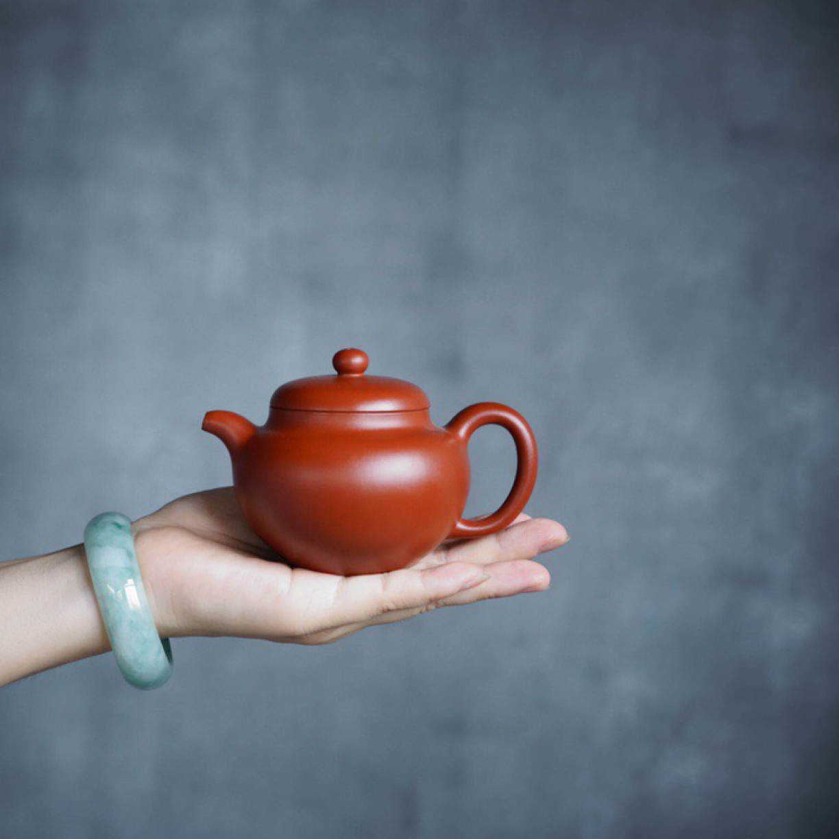 全手工柿圆·小煤窑朱泥 容量170CC