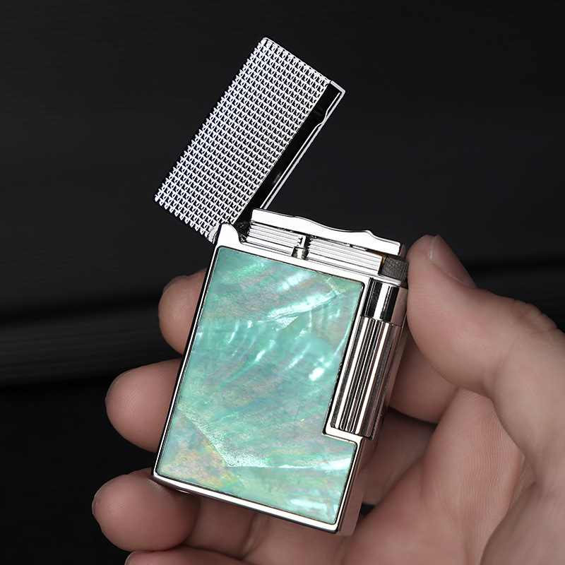 ZORRO佐罗彩贝朗声煤油打火机男正品侧滑高档创意银色送男友礼物