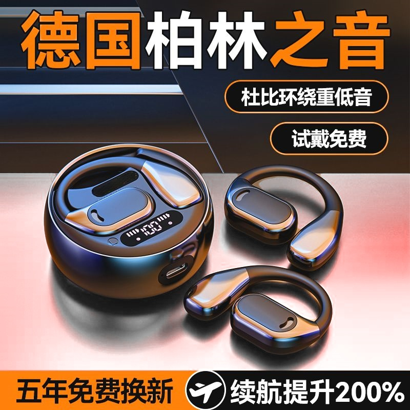 2025新款柏林之声无线蓝牙耳机超长续航立体全景环绕音高音质防噪