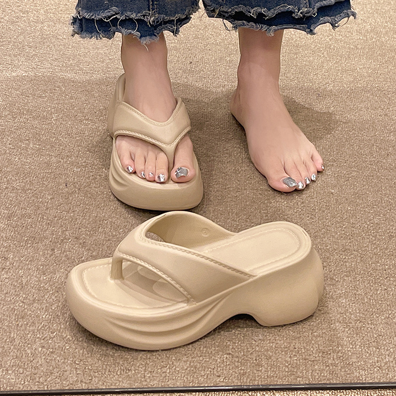 2025新款爆款洗澡外穿二合一拖鞋时尚女鞋配裙子女士外出人字拖