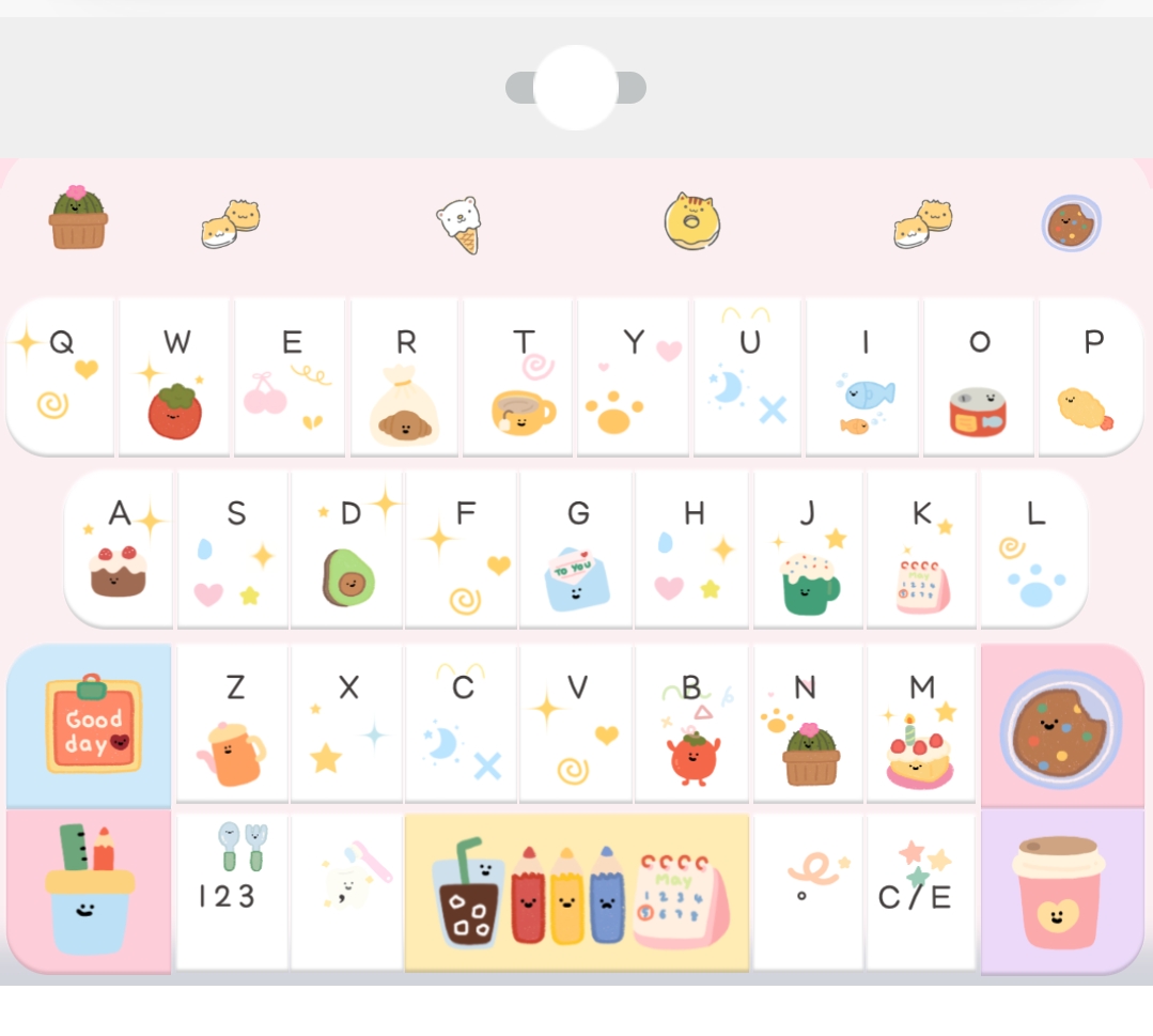 撞色多巴胺/ios苹果安卓百度输入法皮肤打字键盘动效可爱教程