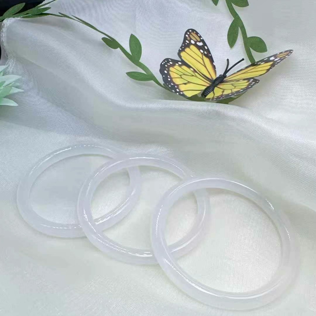 非金属玻璃手镯 圈口58-59mm甜美风植物花卉仙气精美气质镯子轻奢