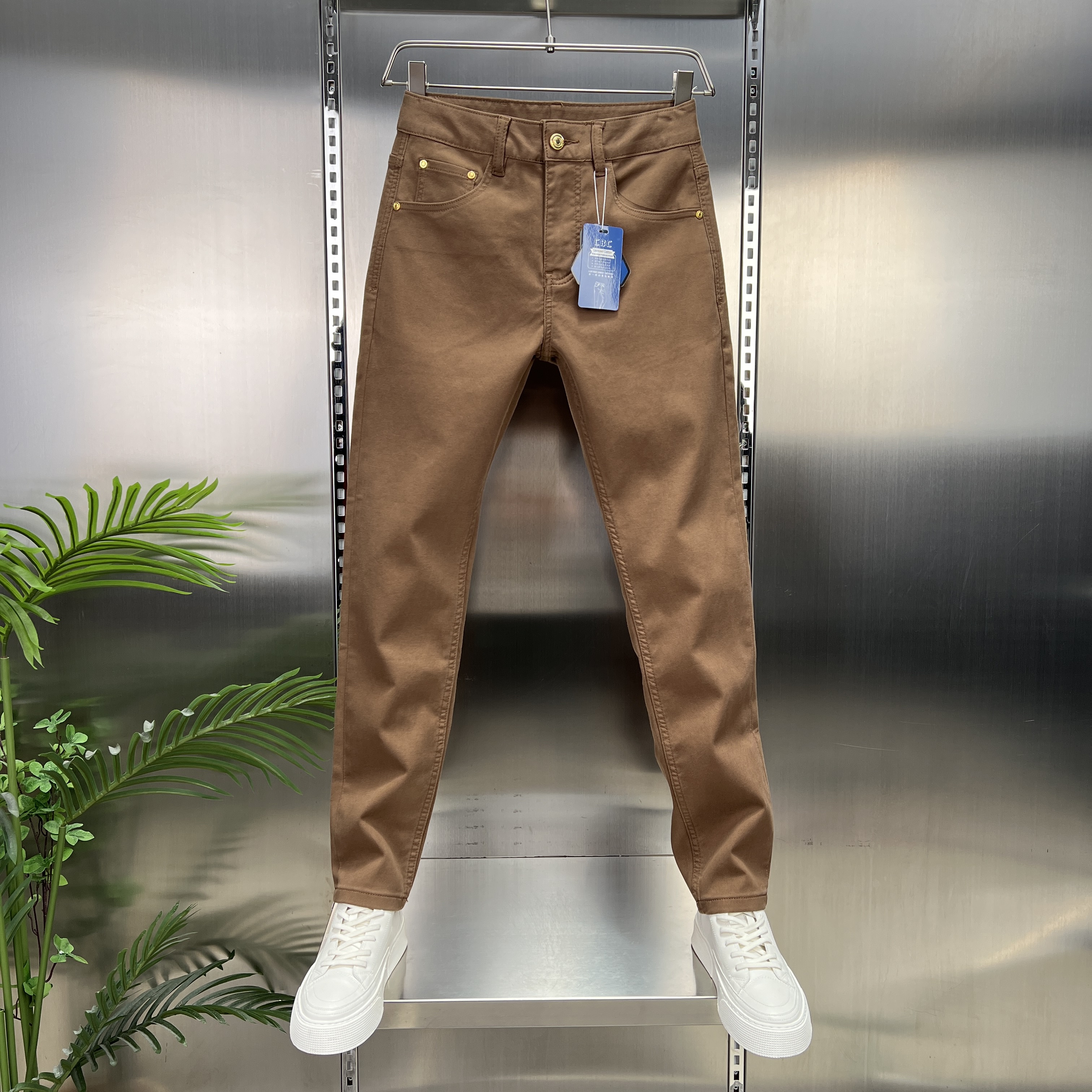 【现货】男装秋冬爆款轻奢高品质弹力修身显瘦小直筒舒适牛仔裤男