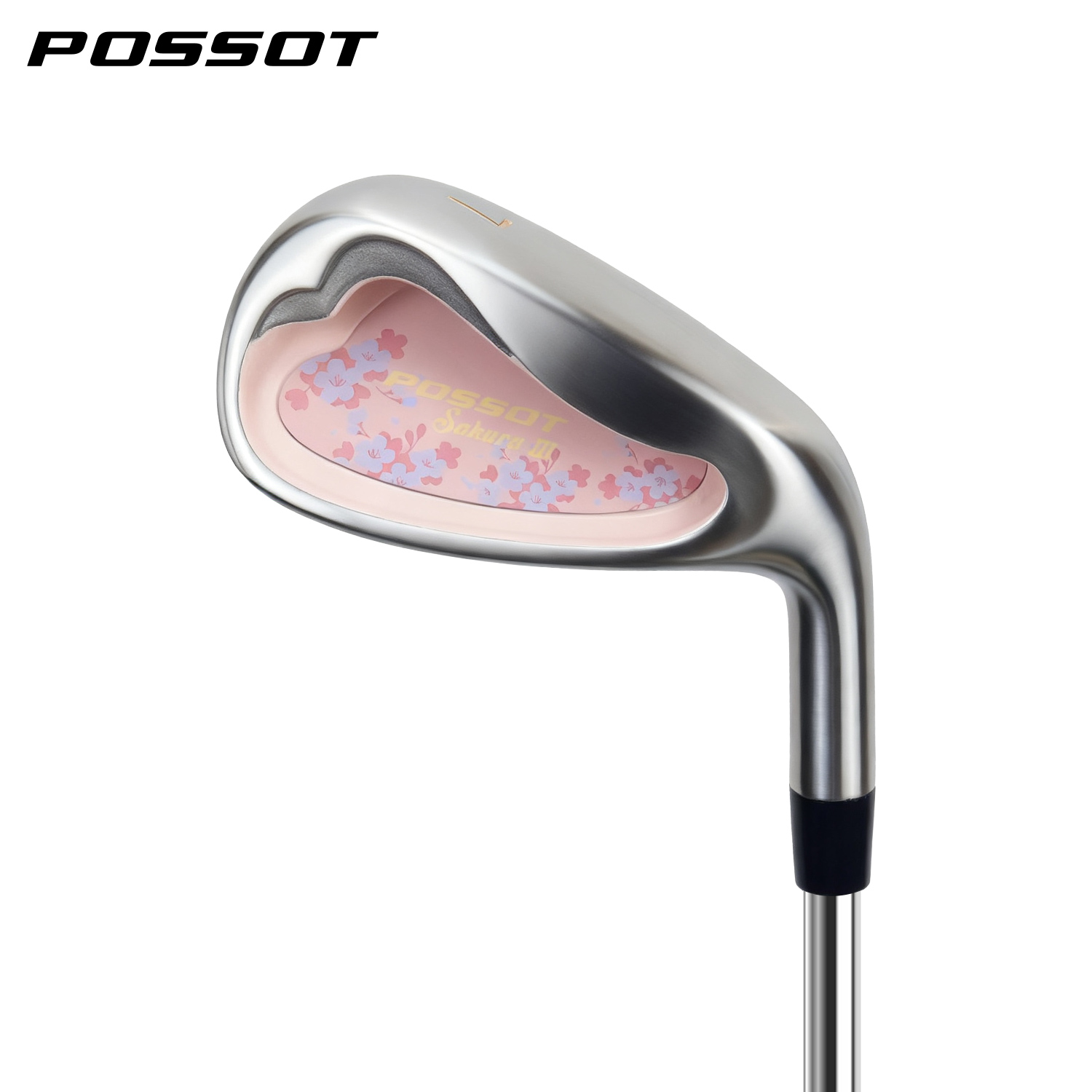POSSOT高尔夫女士樱花铁杆不锈钢7号铁初学者比赛练习铁头球杆