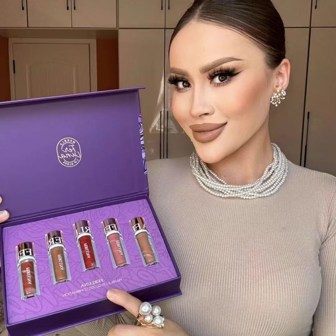 FERLUNA 新款口红套装一盒5个