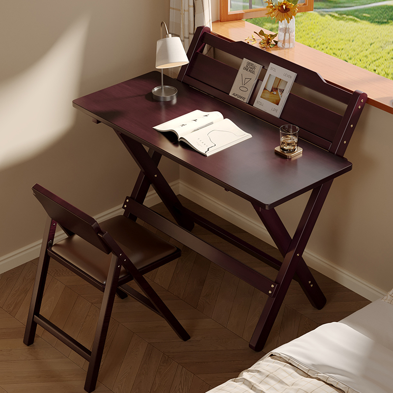 可折叠学习桌便携式家用小户型出租房饭桌宿舍写作业折叠椅子凳子