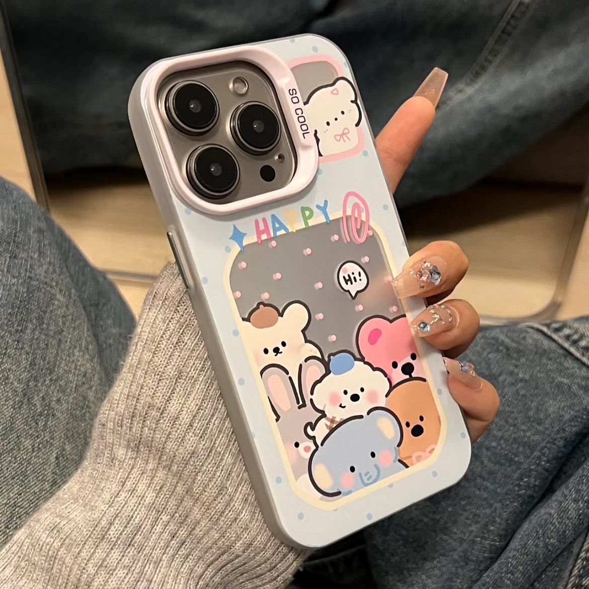 适用苹果16手机壳iphone15promax新款14小清新13防摔12卡通11女潮