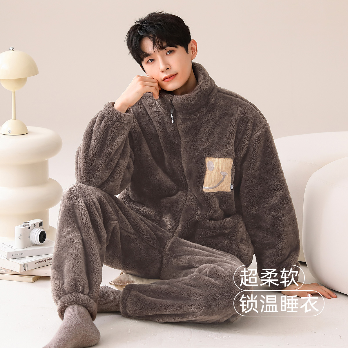 【特厚】睡衣男款冬季珊瑚绒加绒加厚2025年新款秋冬季可外穿家居服