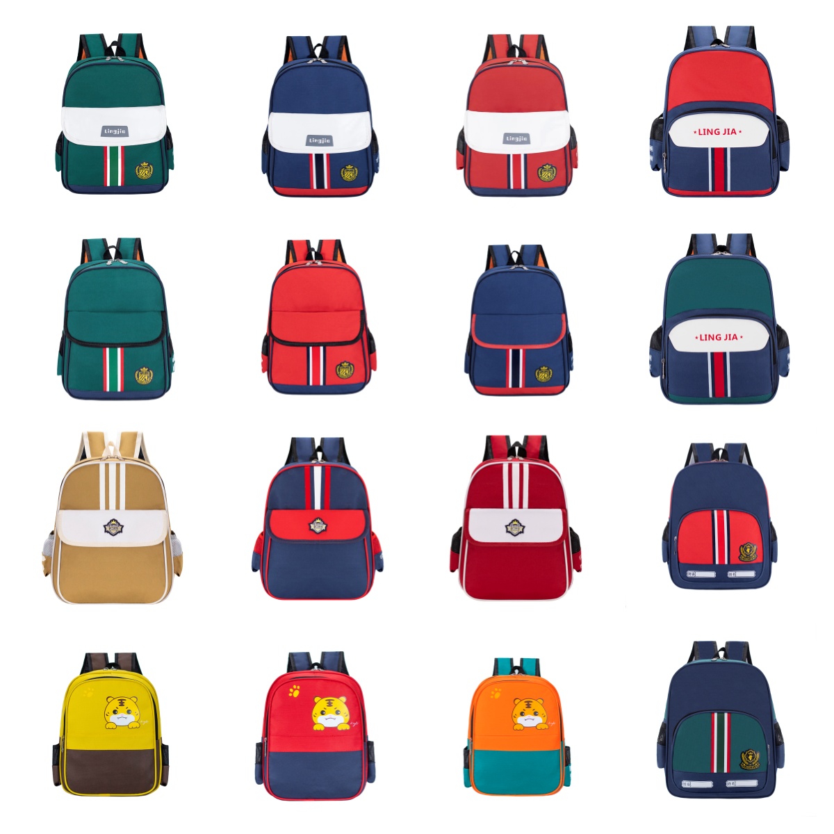 幼儿园小学生儿童书包定制定做印字logo厂家直销辅导培训班广告