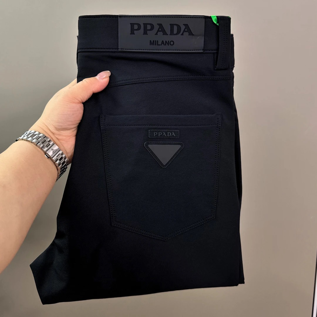 斜纹宽松男士秋冬加厚加绒直筒裤