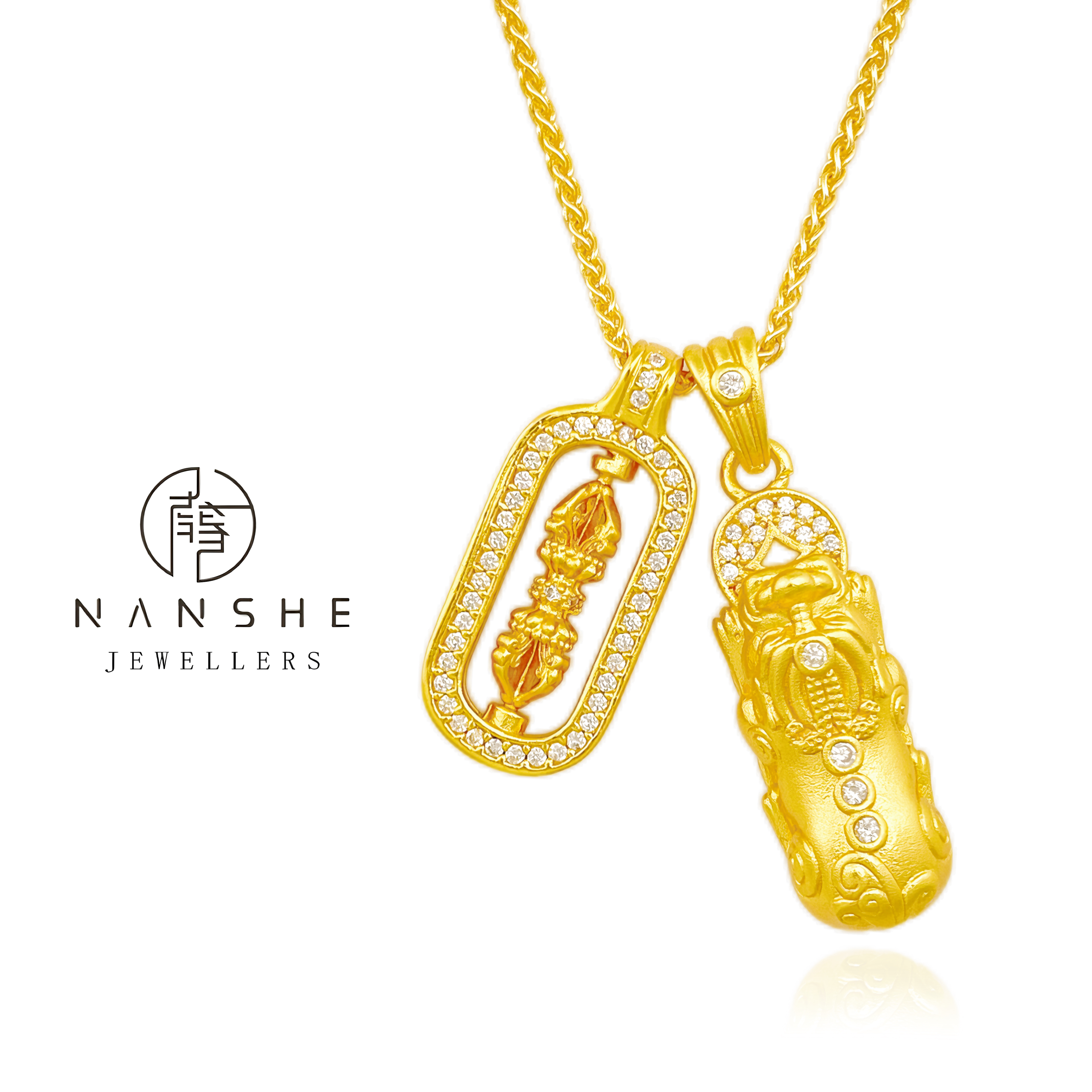 NANSHE/南奢 新中式国风轻奢貔貅项链精致L448