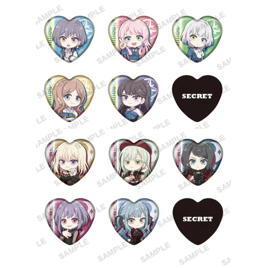 【BangDream】mygo mujica 爱心qqr 心吧唧 徽章日谷（代拆）